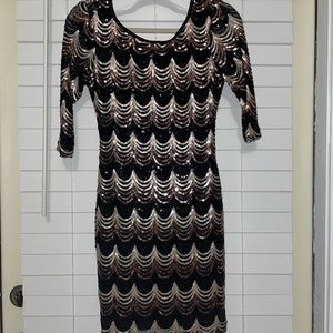 Sequin Dress- Prom/Homecoming/Cocktail Dress- Medium